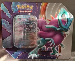 Pokemon TCG 2024 Paradox Destinies Walking Wake Tin Booster Pack 5 Packs Sealed - Image 1