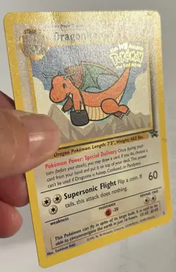 Pokemon Dragonite Black Star Promo 90HP Stage 2 LV 43 #149 WB Movie MP - Image 2