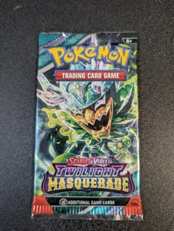 Pokemon Twilight Masquerade Booster Pack - 1 Pack Random Art - SEALED - Image 1