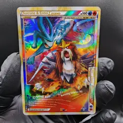 Pokemon Suicune & Entei Legend Custom Made Fan Art Holo - Image 1