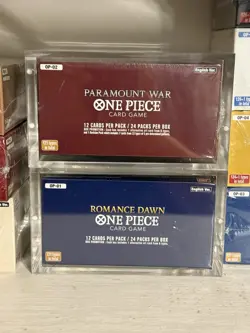 Acrylic Booster Box Display Case. Pokemon & One Piece OP-01 & OP-02 - Image 2