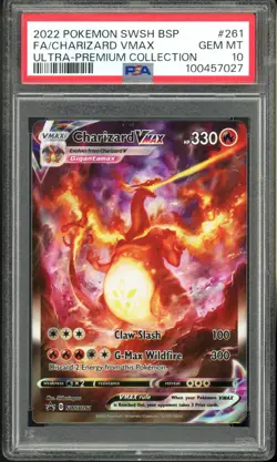 2022 Pokemon Ultra Premium Collection Promo SWSH261 Charizard Vmax PSA 10 - Image 1