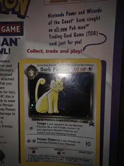 *Uncirculated/Unused* Dark Persian Black Star Promo 2000 Holo Rare Pokemon!!! - Image 1