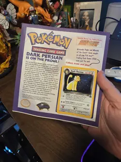 *Uncirculated/Unused* Dark Persian Black Star Promo 2000 Holo Rare Pokemon!!! - Image 5