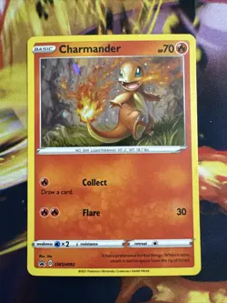 Pokemon Charmander Cosmos Holo Black Star Promo Sword Shield SWSH092 TCG Card - Image 1