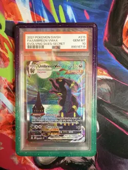 Pokemon 2021 Umbreon VMAX 215/203 Alt Art Evolving Skies GEM MINT PSA 10 - Image 2