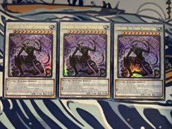 Yugioh Juraishin, The Cursed Thunder God Ultra Rare ALIN-EN043 Near Mint x3 - Image 1