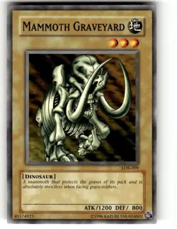Mammoth Graveyard LOB-009 The Legend of Blue Eyes White Dragon Unlimited - Image 1