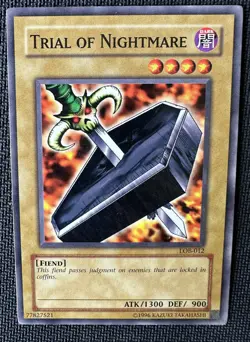 Trial of Nightmare - Yu-Gi-Oh! TCG - LOB-012 - Common - Unlimited - Image 1