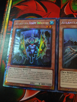 Atlantean Marksman + Heavy Infantry RA04-EN009 010 - Collector's Rare Yugioh NM - Image 2