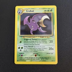 Pokemon Card - WOTC Neo Revelation Crobat 4/64 Holo Rare - NM - Image 1