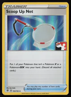 Pokemon Scoop Up Net 165/192 Prize Pack Series Cards Holo Pack Fresh - NM - Image 1
