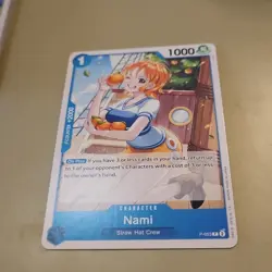 One Piece Nami (P-053) (Reprint) (P-053/241) One Piece Promotion Cards NM TCG - Image 2