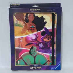 Disney Lorcana Shimmering Skies 9-Pocket Portfolio Iconic Characters Card Binder - Image 1