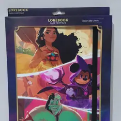Disney Lorcana Shimmering Skies 9-Pocket Portfolio Iconic Characters Card Binder - Image 2