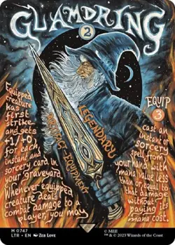 Glamdring (Borderless Poster) - Near Mint MTG - Image 1