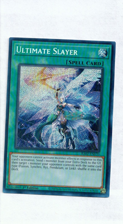Yugioh Yu-Gi-Oh! Ultimate Slayer RA02-EN070 1st edition Secret Rare Card NM - Image 1