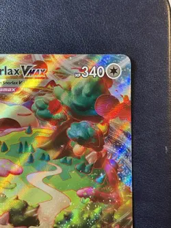 Pokemon TCG Snorlax VMAX Holo Ultra Rare Card Sword & Shield Base Set 142/202 - Image 3