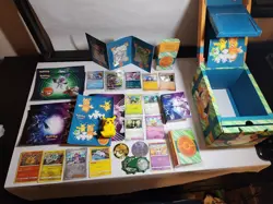 Huge Pokemon TCG lot, rare cards, collectibles, stickers - Image 1