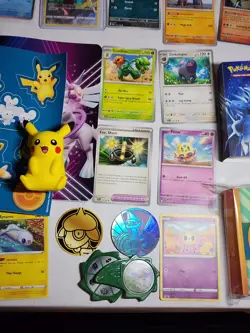 Huge Pokemon TCG lot, rare cards, collectibles, stickers - Image 4