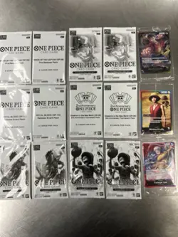 Lot Bundle Of One Piece Card Game Release Event Packs Tournament Packs Promos - Image 1