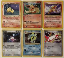 Vintage Pokemon Card Lot of 6 Holo, Rares 1999/2006 Base Set Gyarados English - Image 1