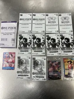 Large Lot Bundle One Piece Card Game Promos Tournament Kit Pre Release Packs - Image 2