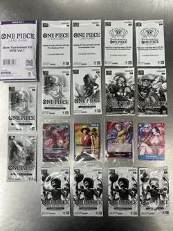 Large Lot Bundle Of One Piece Card Game Promos Tournament Kits Tournament Packs - Image 2