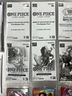 Large Lot Bundle Of One Piece Card Game Promos Tournament Kits Tournament Packs - Image 4