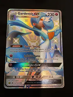 Pokemon Gardevoir GX TCG Full Art Ultra Rare Holo Card SV75/SV94 - Image 1