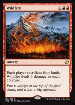 Wildfire -Foil Near Mint MTG Modern Masters 2015 - Image 1