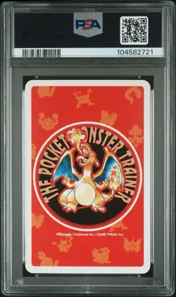 PSA 10 Dratini 10 of Spades Japanese Pokemon Red Poker Card 1996 - Image 2
