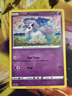 Pokemon Card - Galarian Ponyta Sword & Shield Promo Cards SWSH013 Promo - Image 1