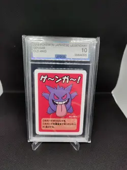 2019 Pokemon Playing Cards Japanese Gengar Old Maid AGS 10 GEM MINT - Image 1