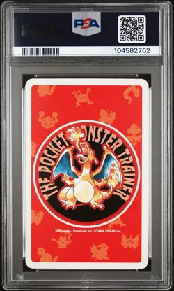 1996 POKEMON RED VERSION PLAYING CARDS QUEEN OF HEARTS #056 MANKEY PSA 10 - Image 2
