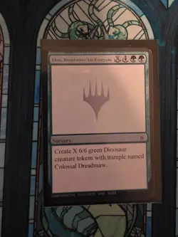 Then Dreadmaws ate everyone, Gavin Verhey Unknown Event Playtest Card - Image 1