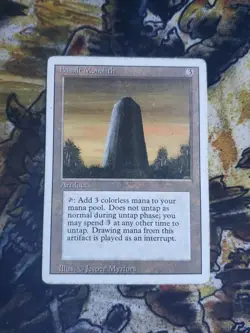 Magic the Gathering ~ MTG ~ 1x Basalt Monolith ~ 3rd Edition ~ MP ~ REVISED - Image 1