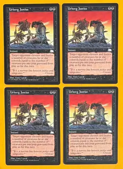MTG URBORG JUSTICE (x4) Weatherlight (OldManMTG 005-497) - Image 1