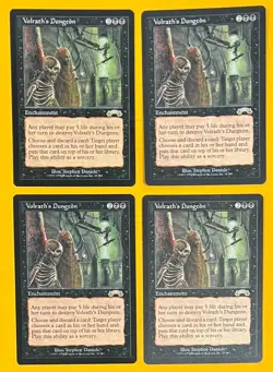 MTG VOLRATH'S DUNGEON (x4) Exodus (OldManMTG 011-597) - Image 1
