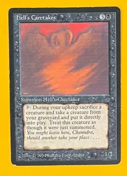 MTG HELL'S CARETAKER Legends (OldManMTG 012-700) - Image 1