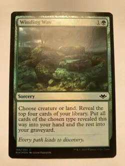 MTG Magic the Gathering Winding Way (193/404) Modern Horizons FOIL NM - Image 1