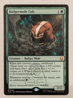 Badgermole Cub x1 - NM Unplayed - Avatar: The Last Airbender #167 - Image 1
