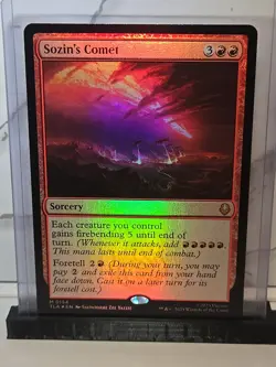 Sozin's Comet Foil MTG, Avatar, The Last Airbender NM - Image 1