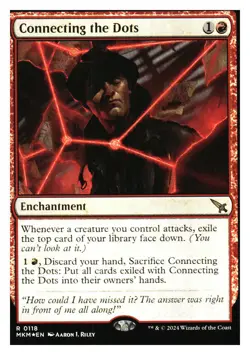 Connecting the Dots (foil) murders at kalov manor MTG - NM+ - Image 1