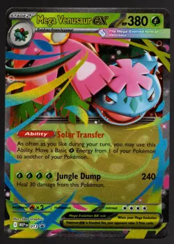 Mega Venusaur ex 013 Mega Evolutions Black Star Promo Pokemon TCG - NM - Image 1