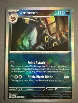 Umbreon (Poke Ball Pattern) 059/131 Rare SV: Prismatic Evolutions Pokemon TCG NM - Image 1