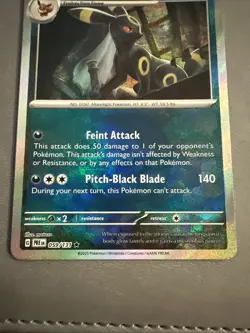 Umbreon (Poke Ball Pattern) 059/131 Rare SV: Prismatic Evolutions Pokemon TCG NM - Image 2