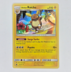 Pokemon Alolan Raichu (Crimson Invasion) 31/111 RARE (NEAR MINT) - Image 1