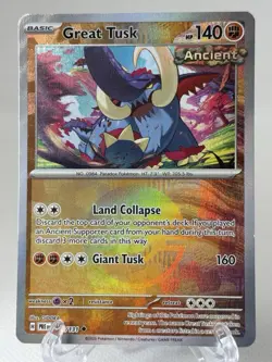 Great Tusk (055/131) (Poke Ball Pattern) [Scarlet & Violet: Prismatic Evolutions - Image 2