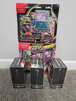 3x Pokemon TCG Phantasmal Booster Bundles, 3 pack Blister(1) and Battle Deck(1) - Image 3